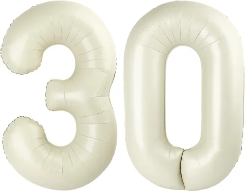 Miniatura 189 de Globos de números de 5 globos de 40 pulgadas, decoraciones de cumpleaños azules para niños y niñas, globos de números azul marino grandes