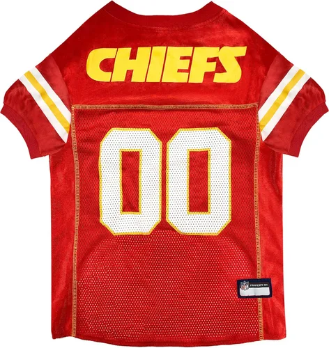 Miniatura 15 de Camiseta para perro de los New Orleans Saints, de la NFL, talla: L, el mejor atuendo de camiseta de fútbol americano para perros o gatos, con Santos