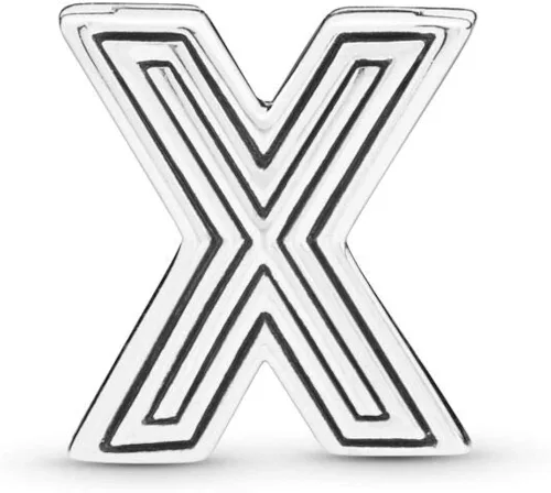 Miniatura 2 de PANDORA Dije con clip de letra X - 798220 Metal