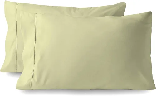 Miniatura 33 de Juego de cama de 5 piezas, 100% algodón egipcio de 600 hilos, fundas de almohada y sábana bajera con bolsillo extra profundo, ropa de cama suave