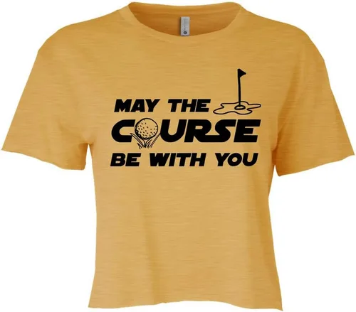 Miniatura 14 de Cute Women's Screen Printed Crop Tee, Shirts With Sayings, Heather Gray or Gold
