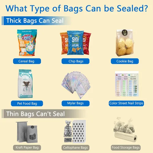 Miniatura 2 de Sellador de Bolsas de Papas Fritas con Sellado Térmico, Gadgets de Cocina, Mini Resellador de Bolsas para Almacenamiento de Alimentos, Sellador
