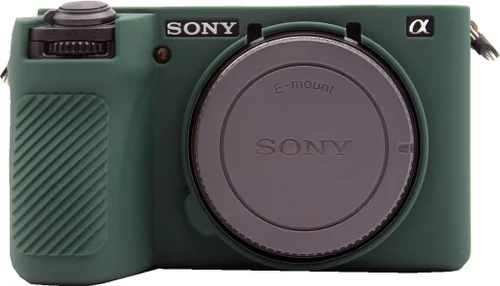 Miniatura 7 de Funda para cámara A6700, funda de silicona delgada y ligera para Sony Alpha A6700 (negro, glaseado)