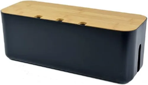 Miniatura 9 de Caja de organización de cables, organizador de rayas eléctricas, caja organizadora de cables, oculta y oculta las regletas de alimentación y cables
