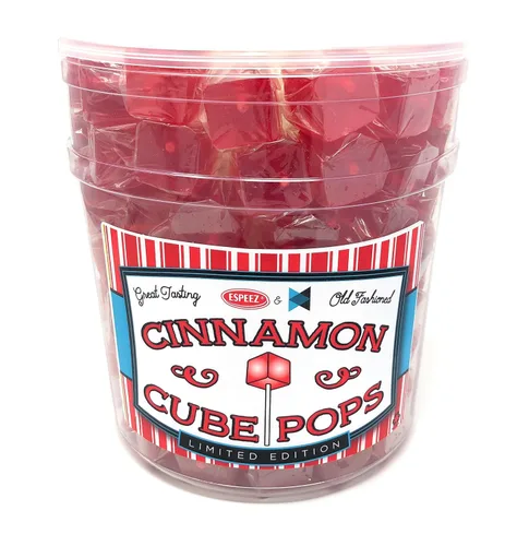 Miniatura 31 de Chupetas de Caramelo Duro en Cubo: Paquete de Chupetas con Sabor Envueltas Individualmente por Espeez - Paletas Cuadradas de Fiesta Estilo Antiguo