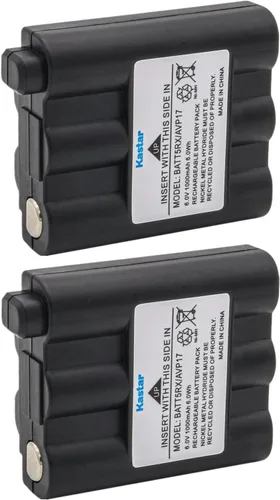 Kastar Paquete de 2 baterías compatibles con Midland XT511, X-Talker T290, X-Talker T290VP4, X-Talker T295, X-Talker T295VP4, X-Talker T299,