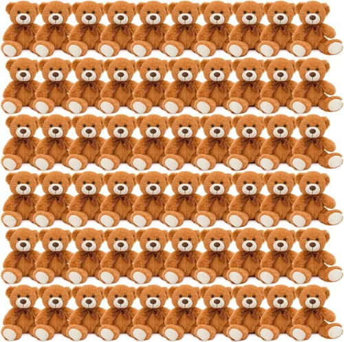 Miniatura 12 de MorisMos 10 Osos de Peluche a Granel para Baby Shower, Osos de Peluche Lindos de 14 Pulgadas Animales de Peluche de Felpa, Pequeños Osos de Peluche