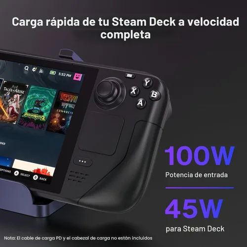 Miniatura 4 de iVANKY Base de cubierta de vapor 4K @144Hz, estación de acoplamiento 8 en 1 para ASUS ROG Ally X/Legion Go/MSI Claw, ROG Alloy/Valve Stream Deck