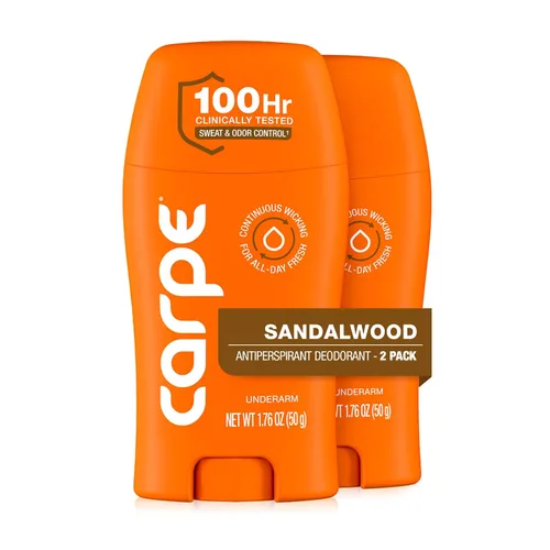 Miniatura 13 de Carpe Desodorante antitranspirante para axilas, antitranspirante extra fuerte para hombres con control de sudor de 100 horas, desodorante