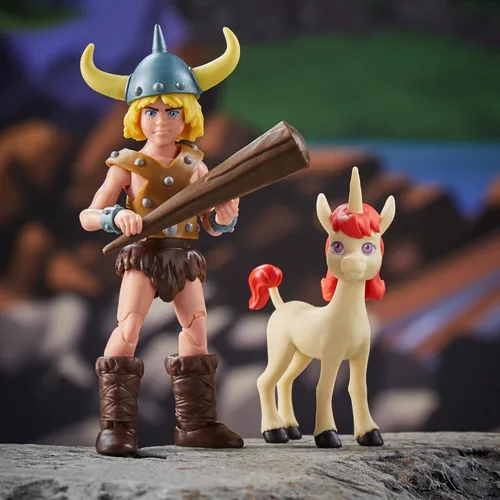 Miniatura 8 de Dungeons & Dragons Cartoon Classics - Juego de 2 figuras de acción de Bobby & Uni de 6 pulgadas, dibujos animados de los años 80, incluye d12