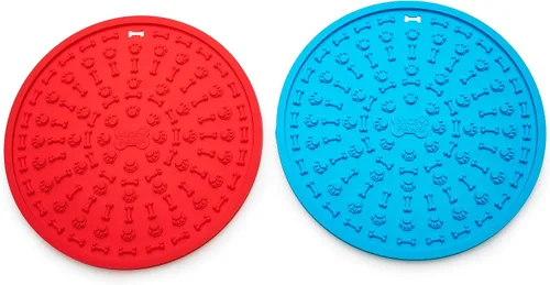 Miniatura 2 de Alfombrilla para lamer perros y gatos – Divertida almohadilla de distracción para perros con ventosas, ideal para el tiempo de tratamiento, aseo