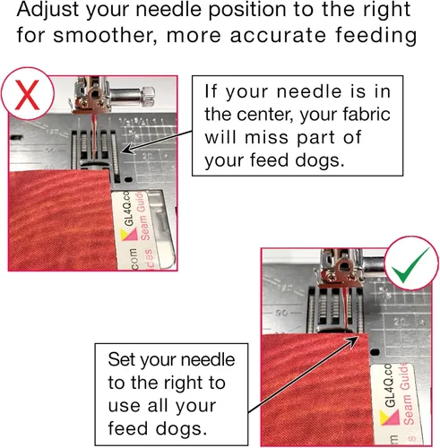 Miniatura 3 de Guidelines4quilting - Paquete de 6 guías de costura ½ x 2 x 1/32 pulgadas - Adhesivo extraíble y no deja residuos pegajosos (paquete de 2)