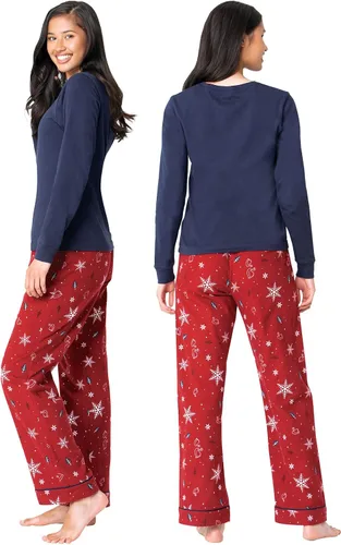 Miniatura 2 de PajamaGram Pijama de franela para mujer, conjunto de pijama para mujer, novedad de Navidad