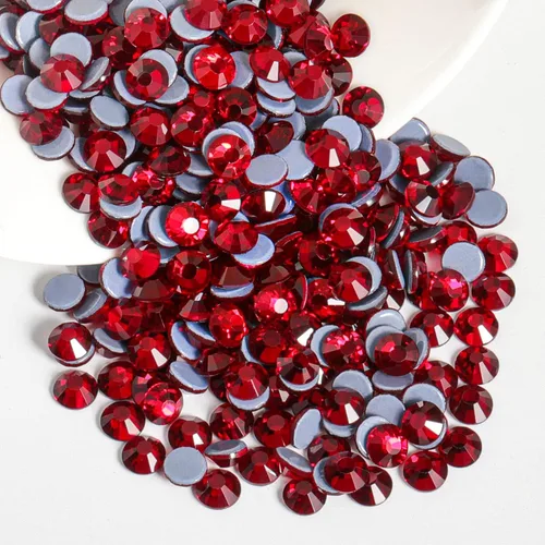 Miniatura 35 de Beadsland Hotfix - 2880 diamantes de imitación de cristal con parte trasera plana para manualidades, ropa, decoraciones de bricolaje, cristal AB