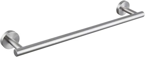 Miniatura 31 de Barra de toalla de mano de baño de 24 pulgadas en negro mate SUS 304 de acero inoxidable para montaje en pared..