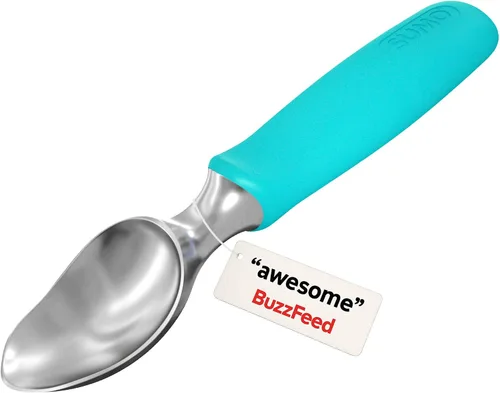 Miniatura 10 de SUMO Cuchara para helado, Acero Inoxidable Resistente, Mango Cómodo, Apta para Lavavajillas (Azul)