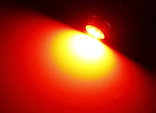 Miniatura 8 de iJDMTOY Bombillas de repuesto brillantes de alta potencia 4-SMD de color rojo brillante compatibles con caja de camioneta/carga de montaje alto