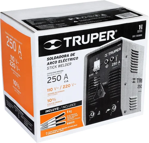 Miniatura 5 de TRUPER SOT-250A 250-Amp AC Soldador de arco eléctrico (cables no incluidos)