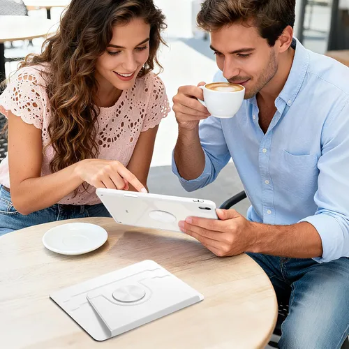 Miniatura 6 de Wenlaty Funda para iPad Air de 11 pulgadas (M3/M2) y funda Air de 5ª/4ª generación de 10.9 pulgadas, para iPad Pro de 11 pulgadas 4/3/2/1 Blanco
