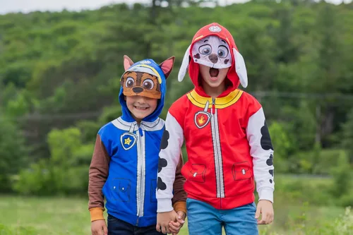 Miniatura 4 de Paw Patrol Rubble Chase Skye Fleece Zip Up Pullover Hoodie Toddler to Little Kid