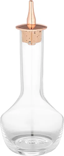 Miniatura 11 de Restaurantware Bar Lux - Botella amarga de 3.5 onzas, 1 vaso amargo de grado profesional, con tapa Dasher chapada en cobre para cócteles o postres