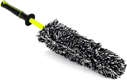 Miniatura 11 de Detail Factory - Juego de cepillos para rueda con fundas de microfibra intercambiables - Limpieza ultra suave, lavado y detalle de ruedas
