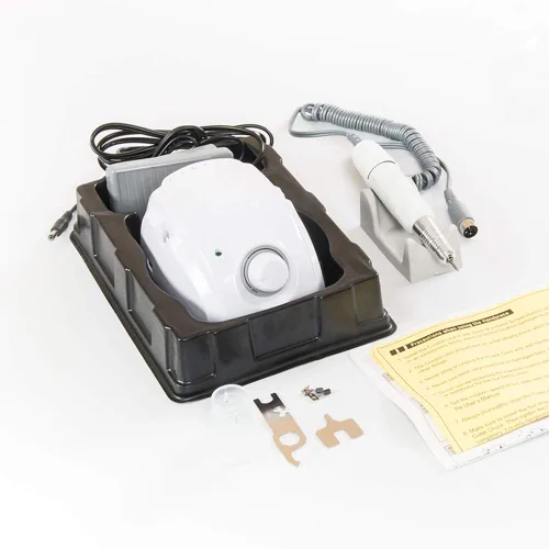 Miniatura 5 de 210 taladro eléctrico de uñas micro motor y SDE-H20N 0.093 in Handpiece Set Manicura Pedicura Lima de uñas Bit Equipo de arte de uñas