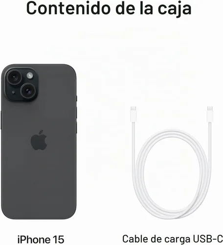 Miniatura 6 de Apple iPhone 15 / 128 GB / Negro (sin SIM)
