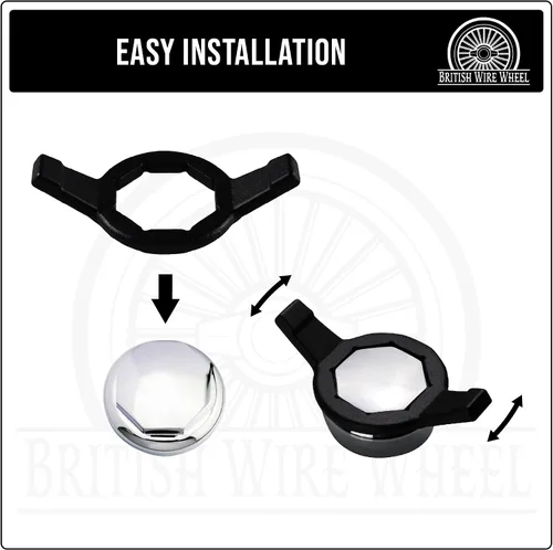 Miniatura 3 de Llave Hexagonal/Octágono de 8 Lados - Esta Herramienta Automotriz está Diseñada para la Instalación y Extracción de Tapas Giratorias de Desmontaje