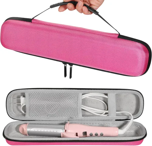 Miniatura 10 de Estuche de viaje para alisador de cabello, herramientas calientes, rizador, estuche para alisador de viaje, peine caliente eléctrico, plancha plana