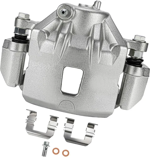 Miniatura 31 de cciyu Conjunto de pinza de freno trasera izquierda 18B4644A con soporte para Buick Rendezvous, para Chevy Venture, para Oldsmobile Silhouette