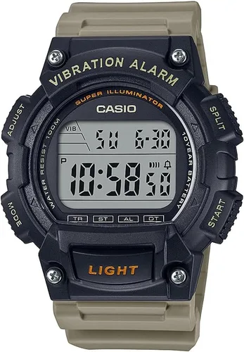 Casio Serie W736H | Reloj digital para hombre | Cronómetro 1/100 SEC | Temporizador de cuenta regresiva | Luz LED súper iluminadora | Resistencia al