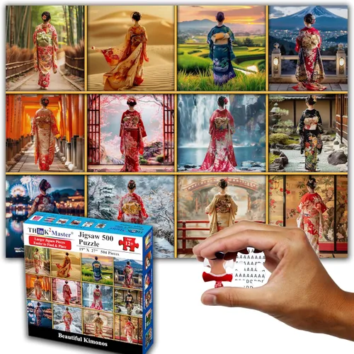 Miniatura 9 de Think2Master Rompecabezas de historia mundial de las civilizaciones antiguas, 500 piezas, gran formato para mayores de 13 años, adolescentes
