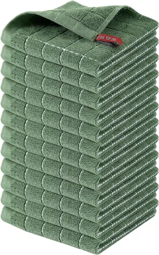 Miniatura 141 de Homaxy Paños de cocina 100% algodón de felpa, toallas de cocina ultra suaves y absorbentes para la cocina, adecuadas para secar y lavar platos