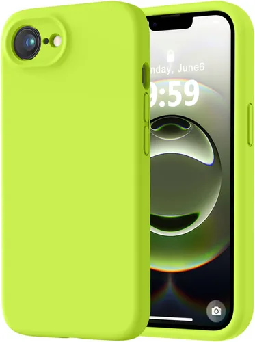 Miniatura 387 de LOVE 3000 Compatible con Funda para iPhone 15, [Cámara de Cobertura Completa de Silicona Suave] [Protección contra Caídas de 8 pies], Forro de Negro