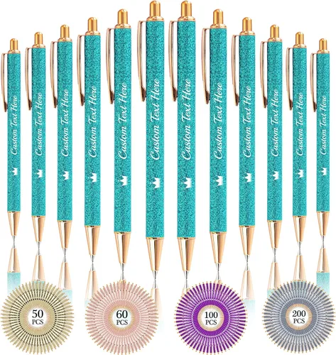 Miniatura 82 de Aolun 10 bolígrafos personalizados con nombre, bolígrafo retráctil con mensaje de texto para mujeres, enfermeras, escritura, cumpleaños, graduación