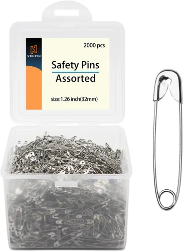 Miniatura 8 de Alfileres de seguridad de 1.5 pulgadas/38 mm al por mayor (38 mm-500 piezas)