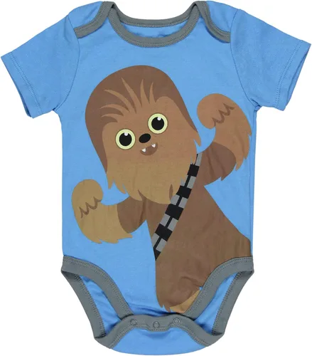 Miniatura 4 de Star Wars - Pijama de una pieza Darth Vader Chewbacca R2-D2 para bebé, 3