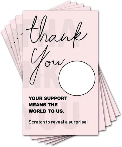 50 tarjetas de regalo en blanco para raspar para restaurantes de pequeñas empresas, spa, belleza, peluquería, Navidad, cumpleaños, vacaciones, boda,