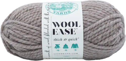 Miniatura 161 de Lion Brand Yarn - Ovillo de lana Wool-Ease Thick & Quick color fuerza aérea