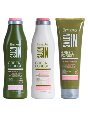 Recamier Professional Salon In Sin Sal Champú Acondicionador Orgánico Sin Sulfato 10.1 OZ