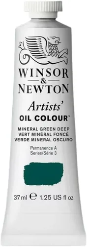 Winsor & Newton Pintura al óleo para artistas, tubo de 37 ml (1.25 oz), Verde Mineral Profundo