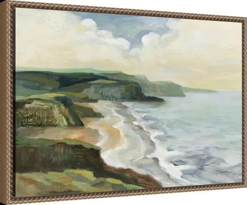 Miniatura 2 de Amanti Art Lienzo enmarcado para pared, 16 x 23 pulgadas, Costa irlandesa de Silvia Vassileva, lienzo enmarcado para pared, obras de arte
