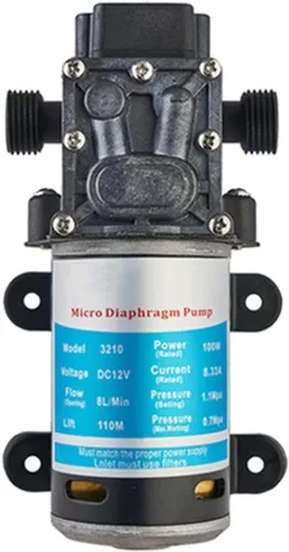 Miniatura 3 de JOEBO Electric Submersible Pump High Pressure Electric Pump 100W Self-Priming Booster DC 12V 24V (Size : 24V A)