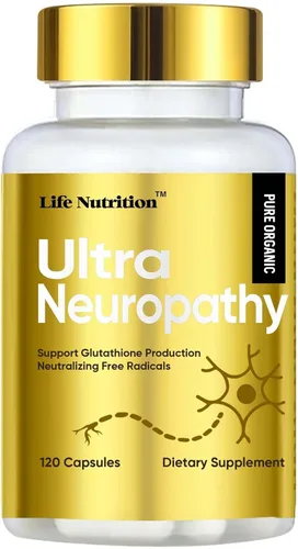 Suplemento de apoyo a la neuropatía – 600 mg de ácido alfa lipoico (ALA) y 10 ingredientes calmantes nerviosos – Fórmula avanzada de alivio nervioso