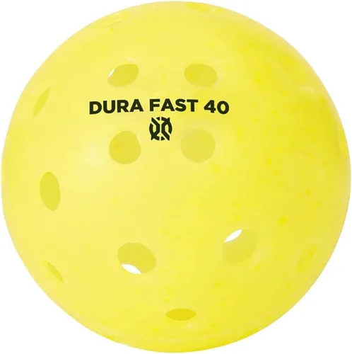Miniatura 3 de Bolas de Pickleball Dura Fast 40 Bolas de Pickleball para Exteriores Aprobadas y Sancionadas por USAPA para Juego en Torneos Amarillo