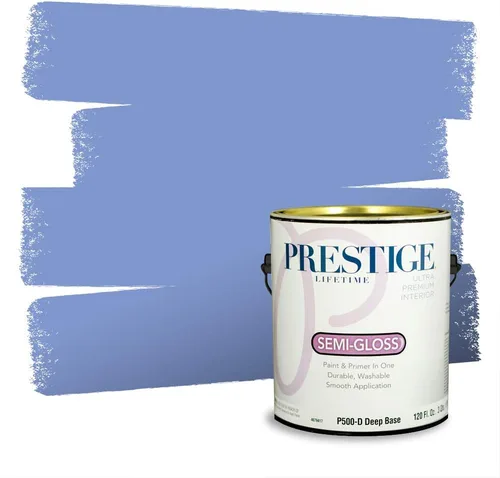 Miniatura 449 de Pintura Exterior + imprimación PRESTIGE, todo-en-uno, 1 galón, acabado mate, color comparable al Valspar* Royal Gray* VS151-Gris real