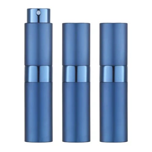 Miniatura 12 de LISAPACK Botella atomizadora de perfume de 0.3 fl oz para viajes (3 piezas) dispensador de colonia vacío, rociador portátil (rojo, rosa, morado)