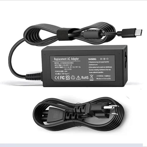 Cargador de portátil USB C de 45 W para Acer Chromebook R13 11 13 15 311 315 CP311 CP713 C933 CB5-312T R751T SF713 SP714 N17Q5 N17P6 N16Q10 N16Q14