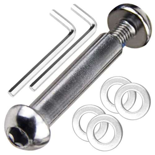 M8 - Juego de tornillos Allen para eje de acero al carbono de grado 0.346 x 1.102 in x 3.386 in para delantero trasero 2 3 4 ruedas Stunt Scooter 38